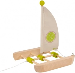 Catamaran en bois à assembler