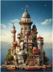 Puzzle Anatolian Tour de la Vierge 1000 pièces