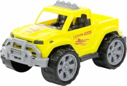Voiture en plastique Legion jaune 39 cm