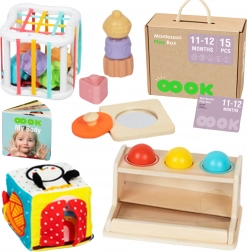 Tooky Toy boîte Montessori 5 en 1 pour bébés 11–12 mois
