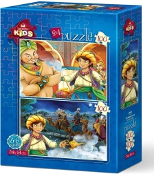 Puzzle Aladin et la lampe merveilleuse 2×100 pièces