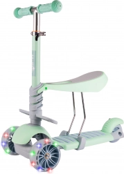Trottinette pour enfant avec siège menthe