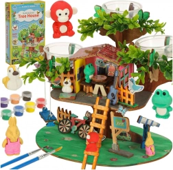Kit créatif maison dans l’arbre avec accessoires et culture de plantes