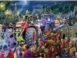 Puzzle Noël à la ferme XL 500 pièces GIBSONS