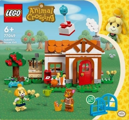 LEGO Animal Crossing visite d’Isabelle set de construction pour enfants