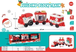 Petit train de Noël avec wagonnets et formes pour enfants