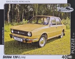 Puzzle RETRO-AUTA Škoda 120 L 40 pièces