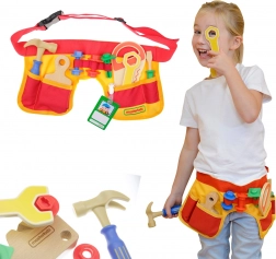 Ceinture de menuisier pour enfants avec 12 outils MASTERKIDZ