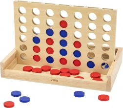 Viga jeu logique en bois 4 en ligne