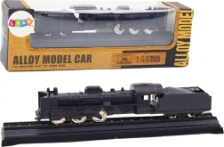 Modèle de locomotive de collection en métal 1:48 – noir