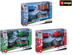 Bburago tracteur de ferme coffret cadeau 10 cm