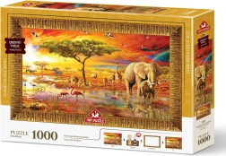 Art Puzzle puzzle avec cadre et colle 3-en-1 1000 pièces – Rois