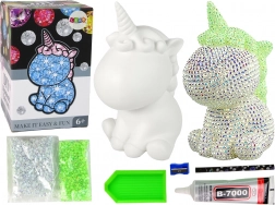 Kit DIY Licorne Peinture au diamant Vert