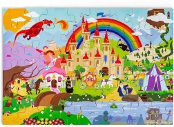 Bigjigs Toys puzzle Monde fantastique – puzzle de sol en bois