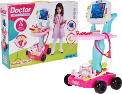 set mobile de réanimation rose à piles