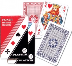 Jeu de cartes - Poker et Bridge, jeu à un pouce