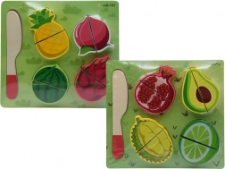 fruits en bois à découper