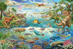 Puzzle Monde des dinosaures 200 pièces SCHMIDT