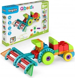 Engino Qboidz tracteur – kit de construction pour enfants, 10 modèles