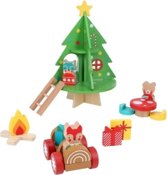 Petit Collage - Ensemble de jeu en bois Maison de Noël