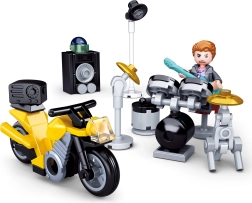 Sluban Town Batteur avec Moto