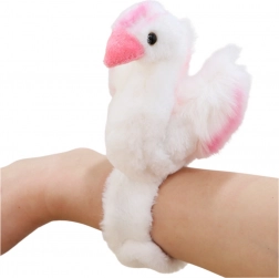 Cygne en peluche sur bracelet