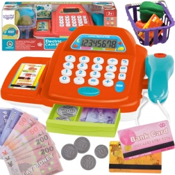 caisse enregistreuse pour enfants woopie avec calculatrice et accessoires