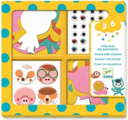 Ensemble d'autocollants Animaux Adorables