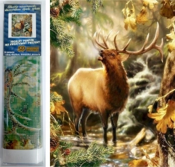 Norimpex Peinture en diamant Appel de la forêt 30x40 cm