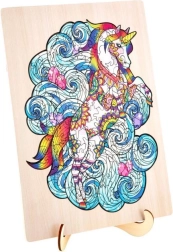 GRAFIX puzzle de contour licorne, 130 pièces