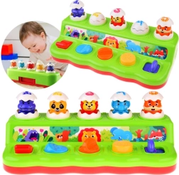 Jouet interactif pop-up avec animaux pour enfants à partir de 12 mois