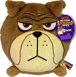 Peluche Złodomory 21 cm – bouledogue Żarcisław avec son