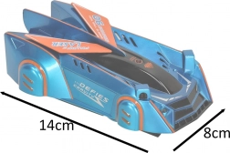 Voiture RC laser pour mur et plafond – bleue