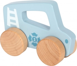 Petite voiture en bois bleue pour enfants Small Foot