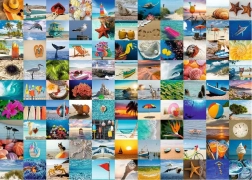 Puzzle RAVENSBURGER 99 moments au bord de la mer 1000 pièces