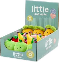 Porte-clés en peluche mini fruit 10 cm