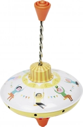 Toupie en métal VILAC – petite, blanche