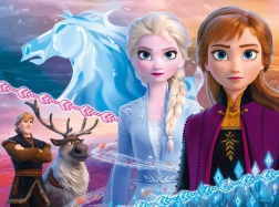 Puzzle 30 pièces - Le courage des sœurs - Disney La Reine des neiges 2