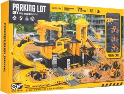 Parking de construction avec accessoires