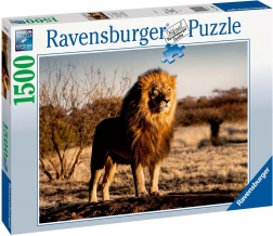 Puzzle Ravensburger Lion – roi des animaux 1500 pièces