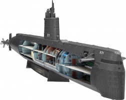 Puzzle 3D en métal METAL EARTH Premium – sous-marin USS NAUTILUS