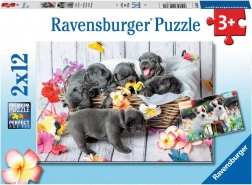 Ravensburger puzzle Chiots adorables 2×12 pièces