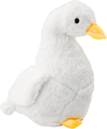 Jouet oie en peluche blanche 30 cm