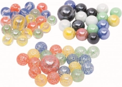 Billes en verre 21 pcs