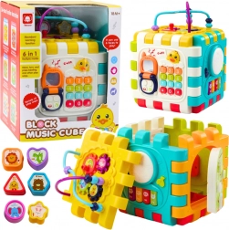 Cube éducatif musical interactif pour tout-petits