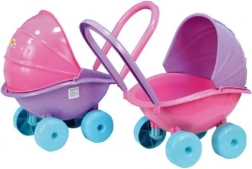 Landau profond en plastique pour poupées en mélange de couleurs