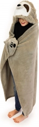 Couverture chaude pour enfants à capuche paresseux Cozy Noxxiez