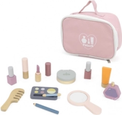 Viga PolarB ensemble de maquillage en bois dans une trousse cosmétique