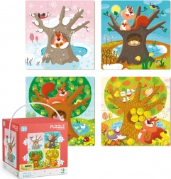 Puzzle 4-en-1 Saisons