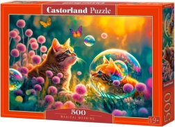 Puzzle 500 pièces Magical Morning avec des chats